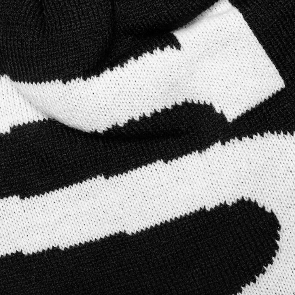 Big S Jacquard Skullcap - Black