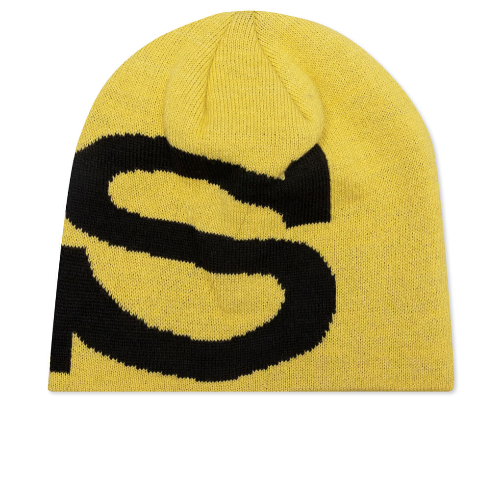 Big S Jacquard Skullcap - Mustard