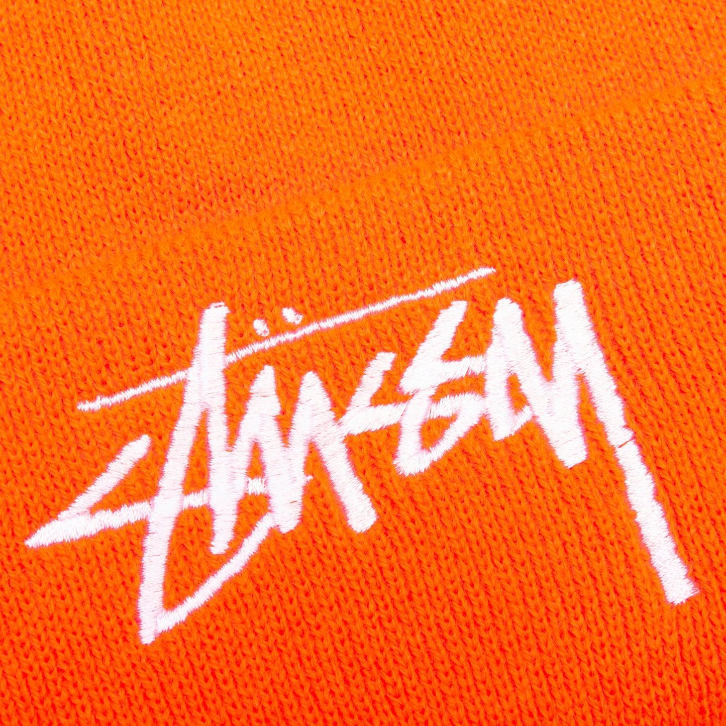 Big Stock Cuff Beanie - Orange