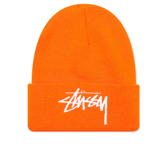 Big Stock Cuff Beanie - Orange