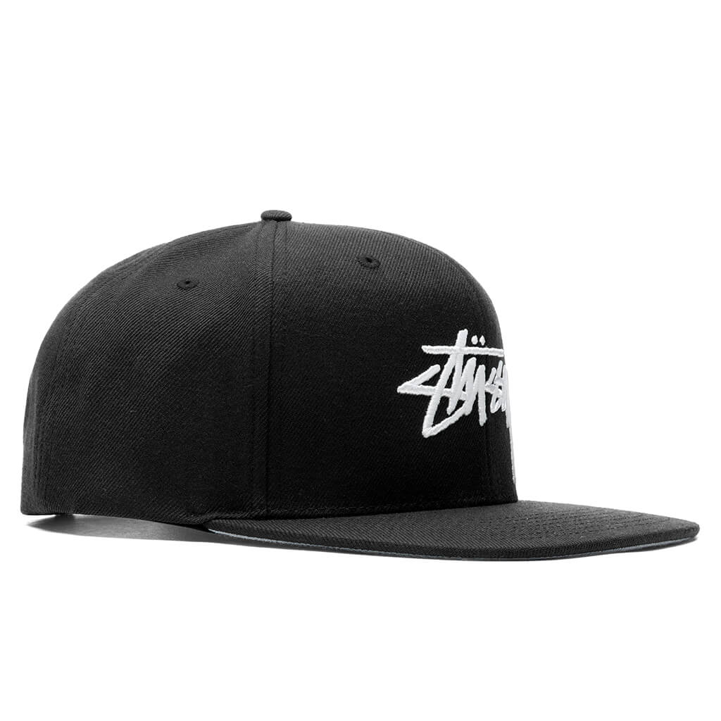 Big Stock High Crown Cap - Black