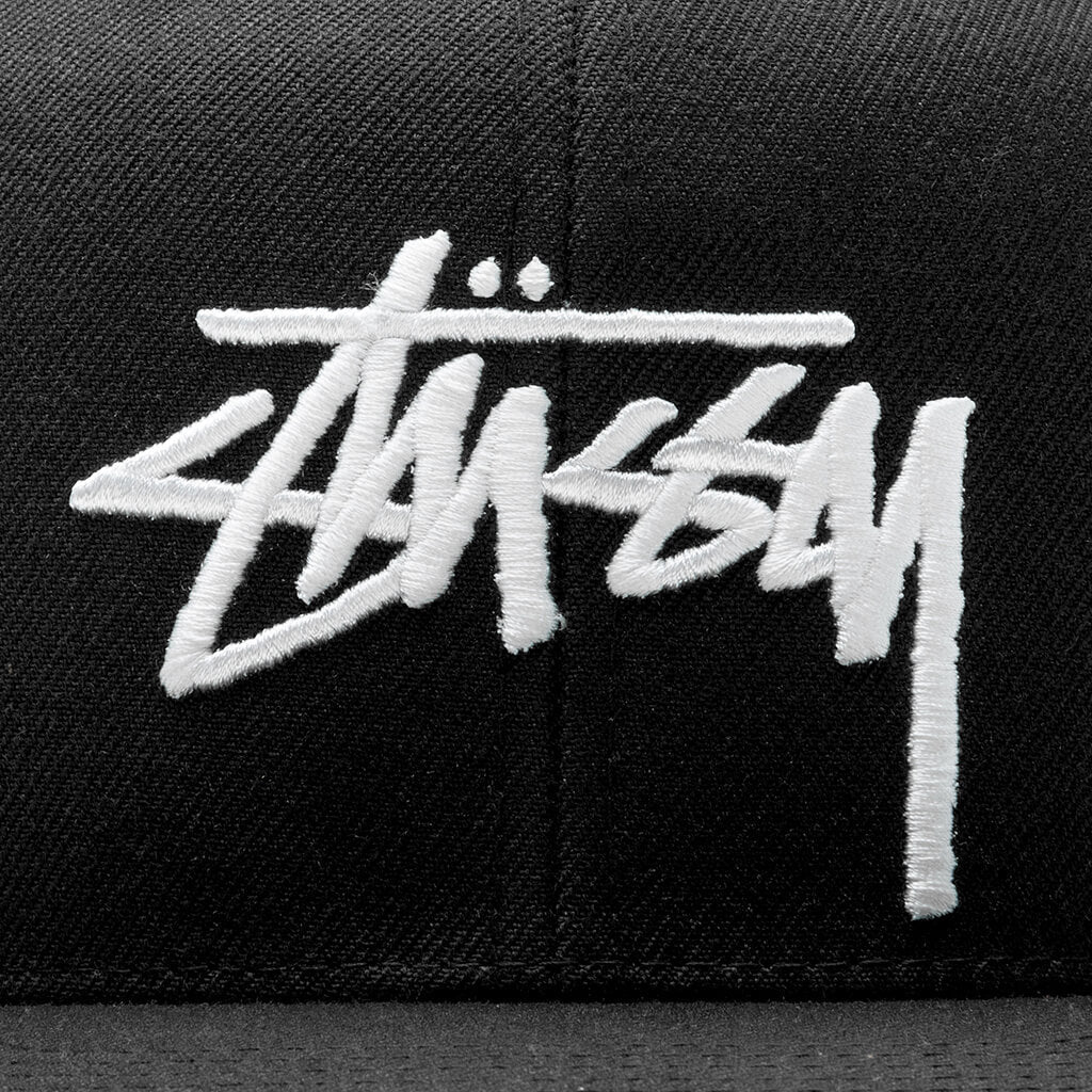 Big Stock High Crown Cap - Black