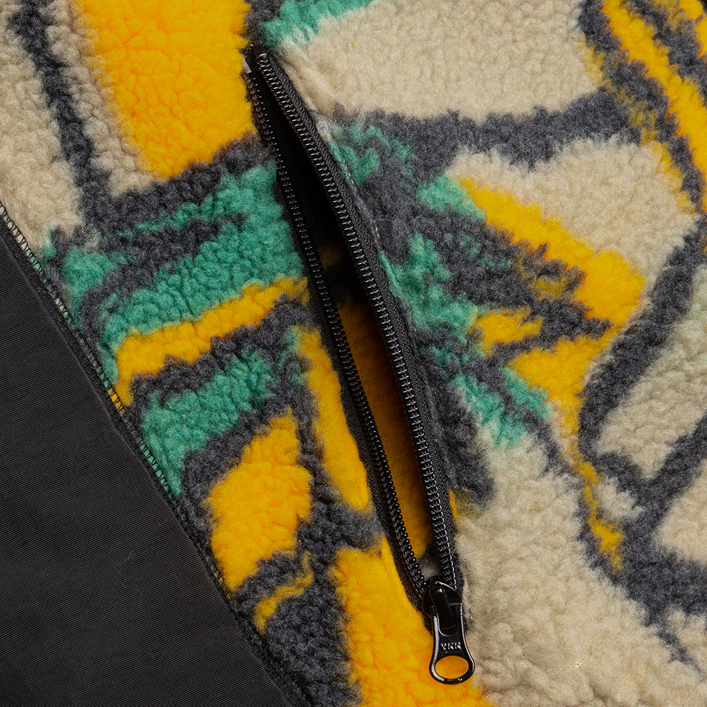 Block Sherpa Vest - Multi