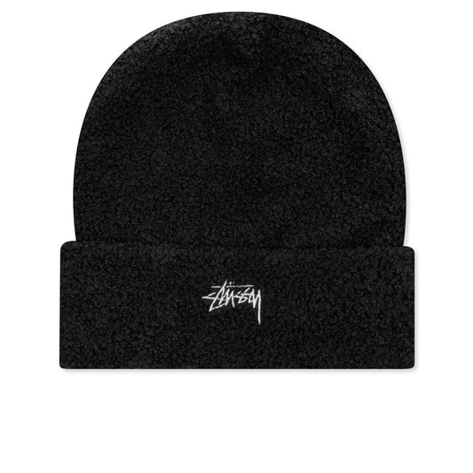 Boucle Fleece Beanie - Black