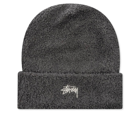 Boucle Fleece Beanie - Grey