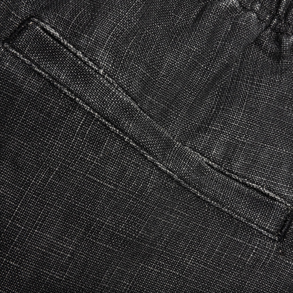 Boxy Linen Short - Black