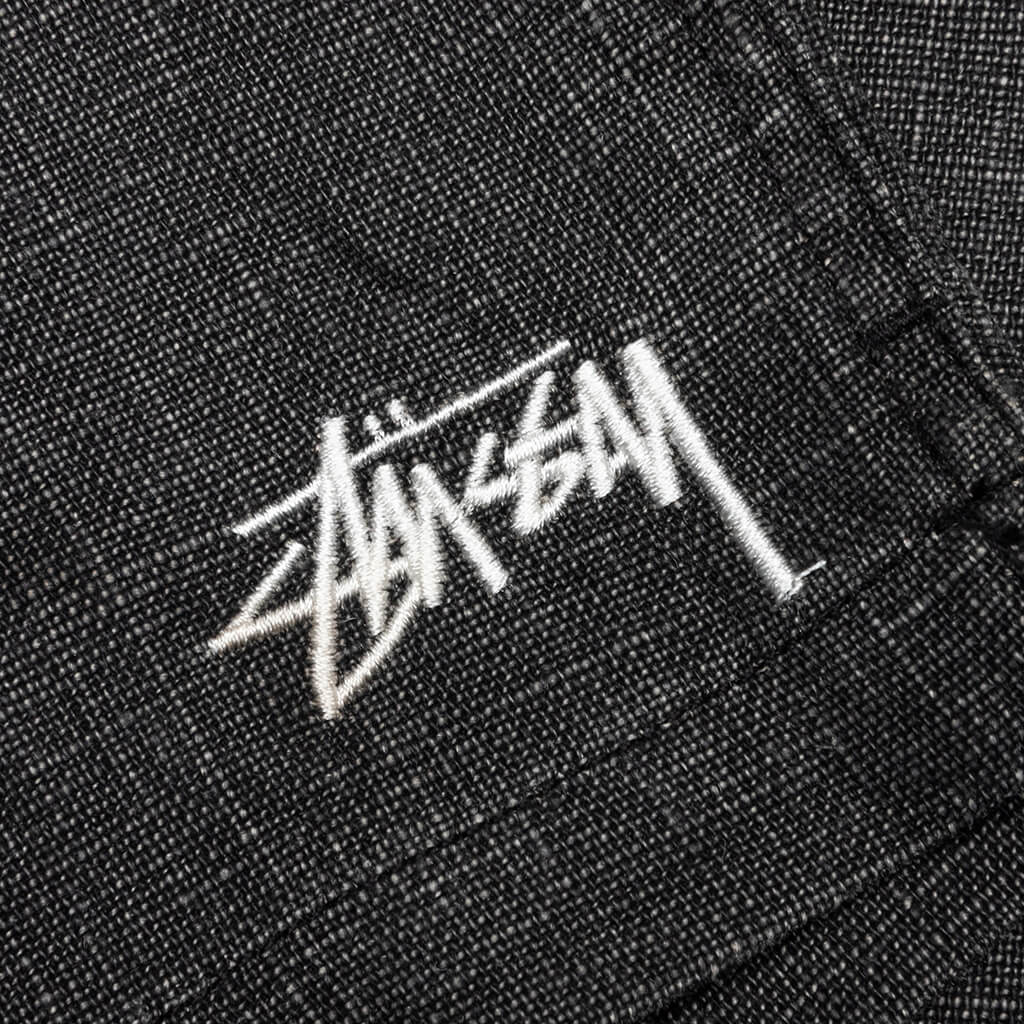 Boxy Linen Short - Black