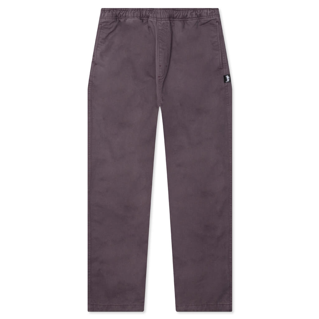 Brushed Beach Pant - Wine
