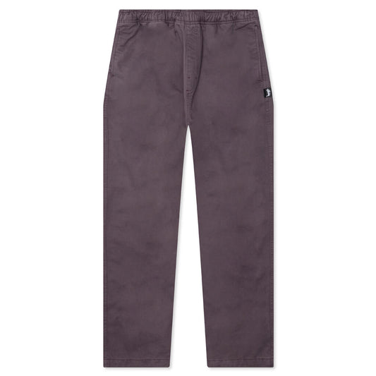 Brushed Beach Pant - Wine