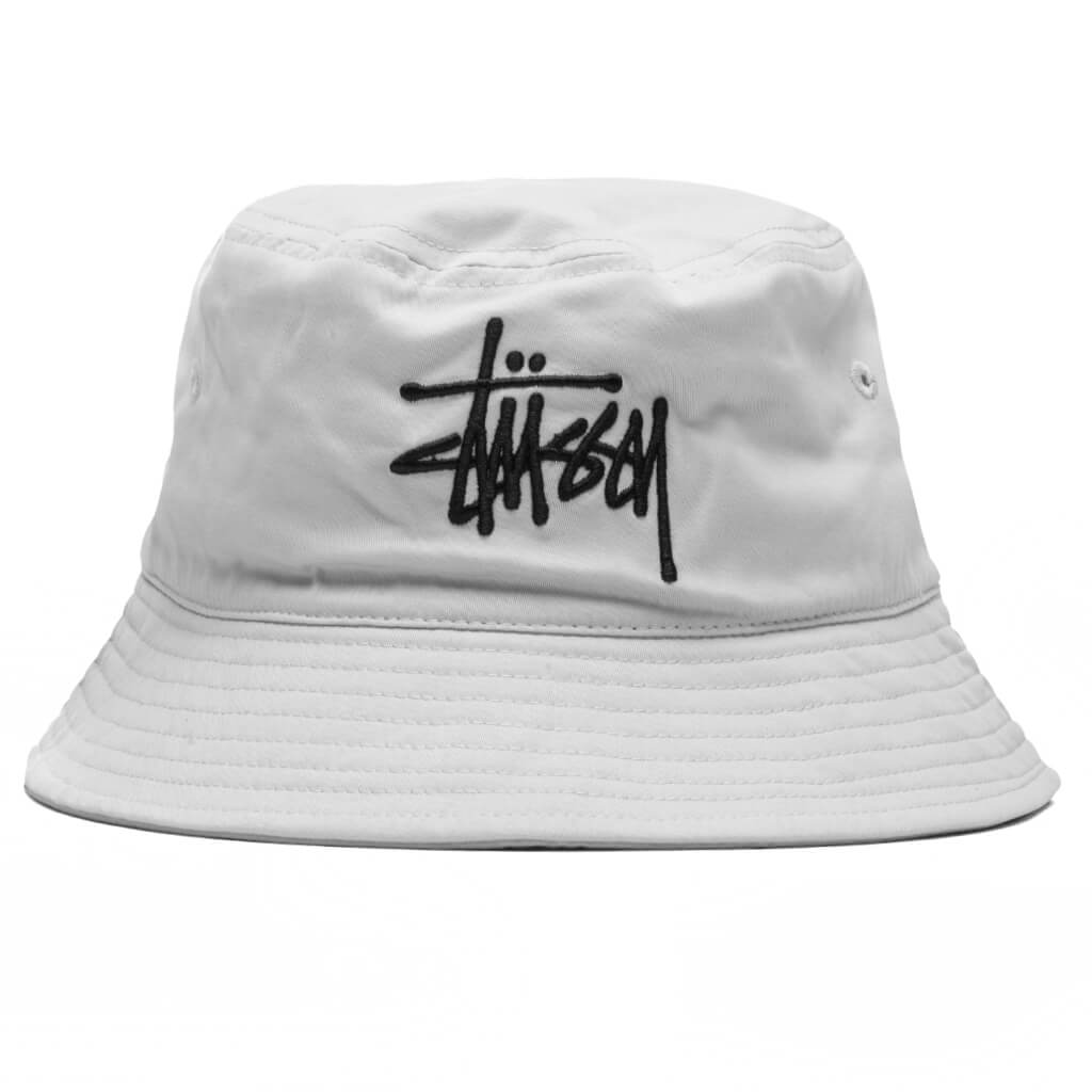 Brushed Big Basic Bucket Hat - Bone