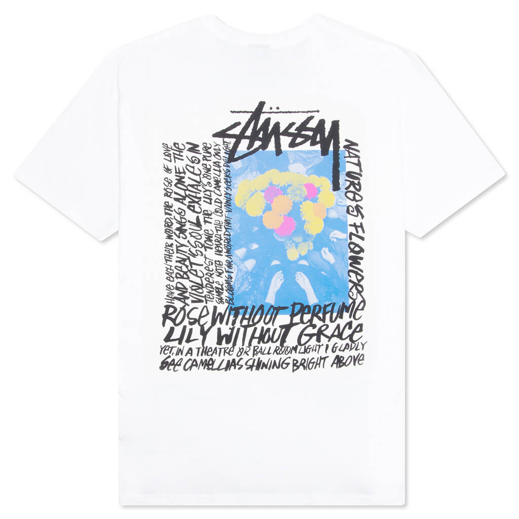 Camellias Pigment Dyed Tee - Natural