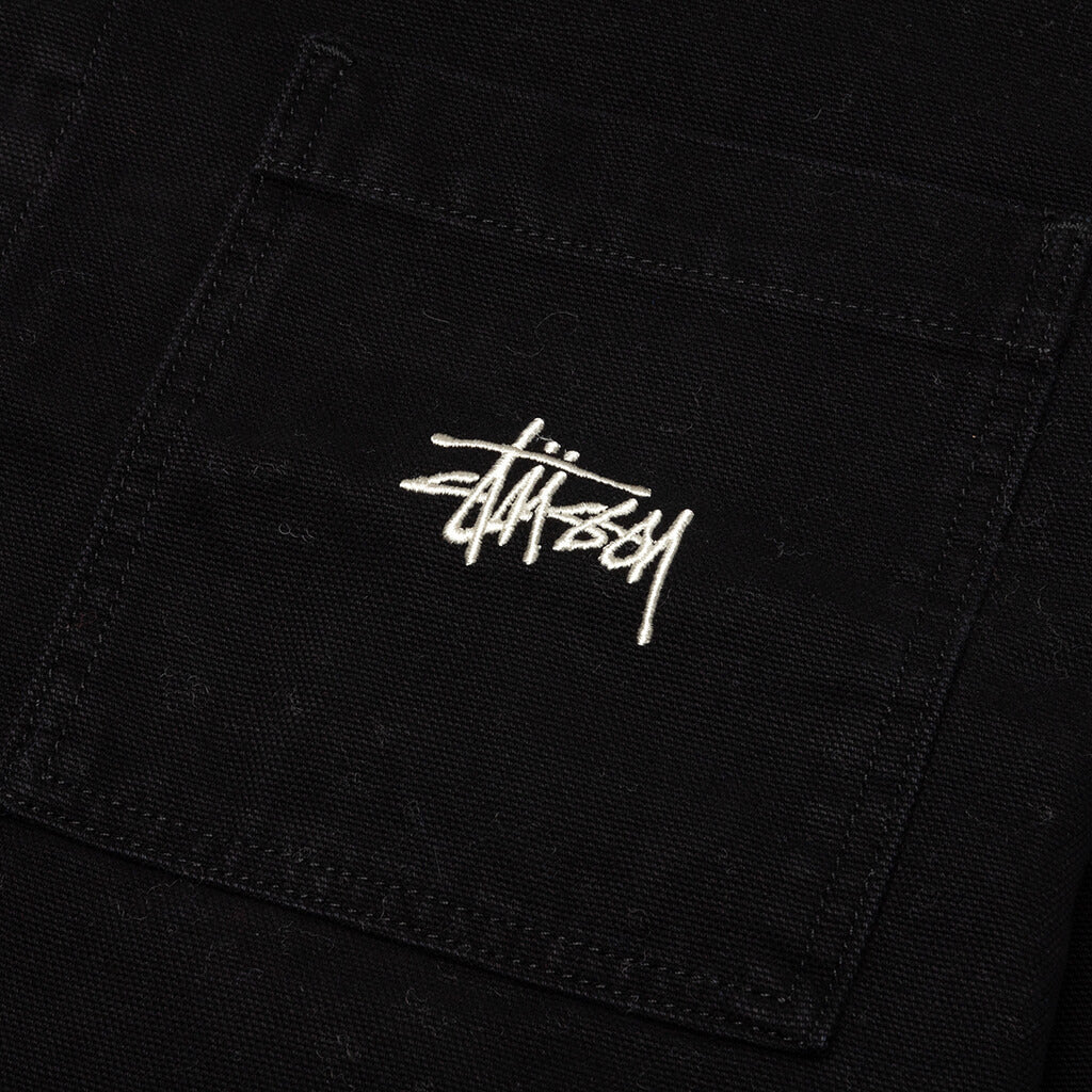 Canvas Chore Jacket - Black