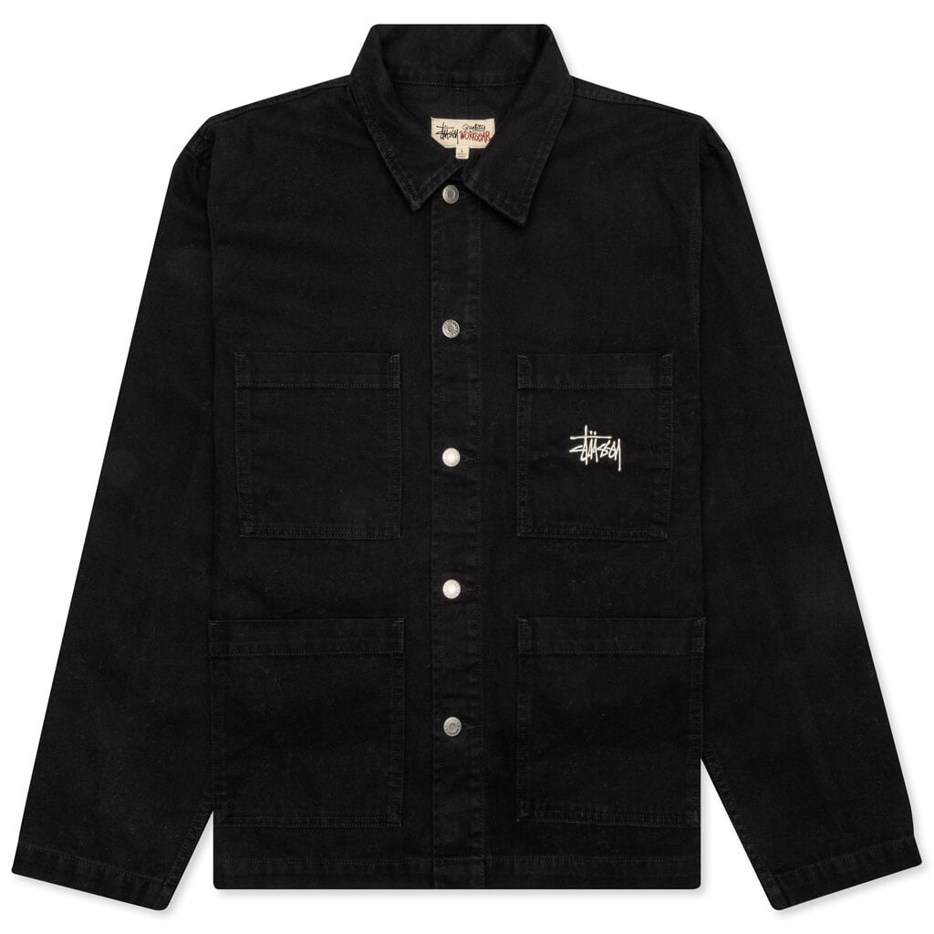 Canvas Chore Jacket - Black