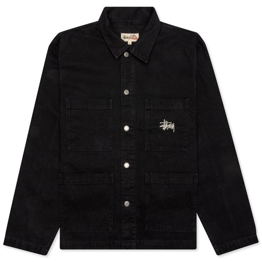 Canvas Chore Jacket - Black
