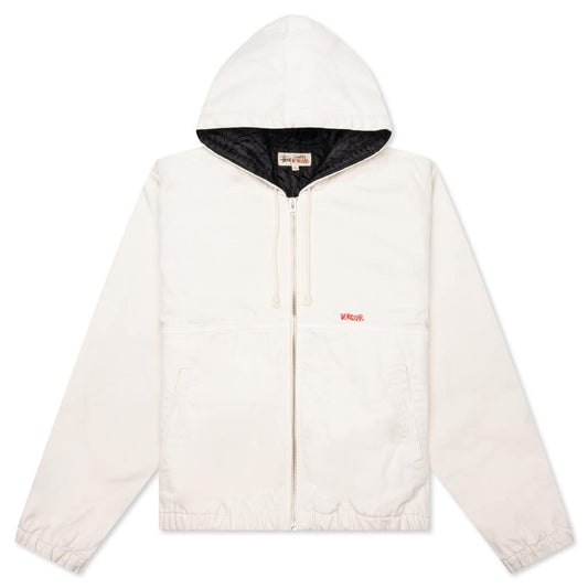 Canvas Insulated Work Jacket - Bone