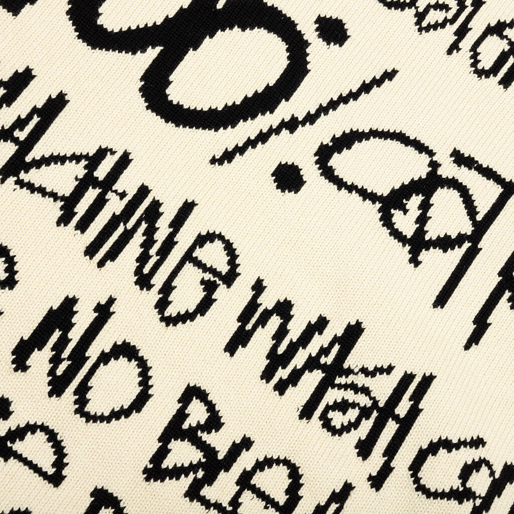 Care Label Sweater - Natural