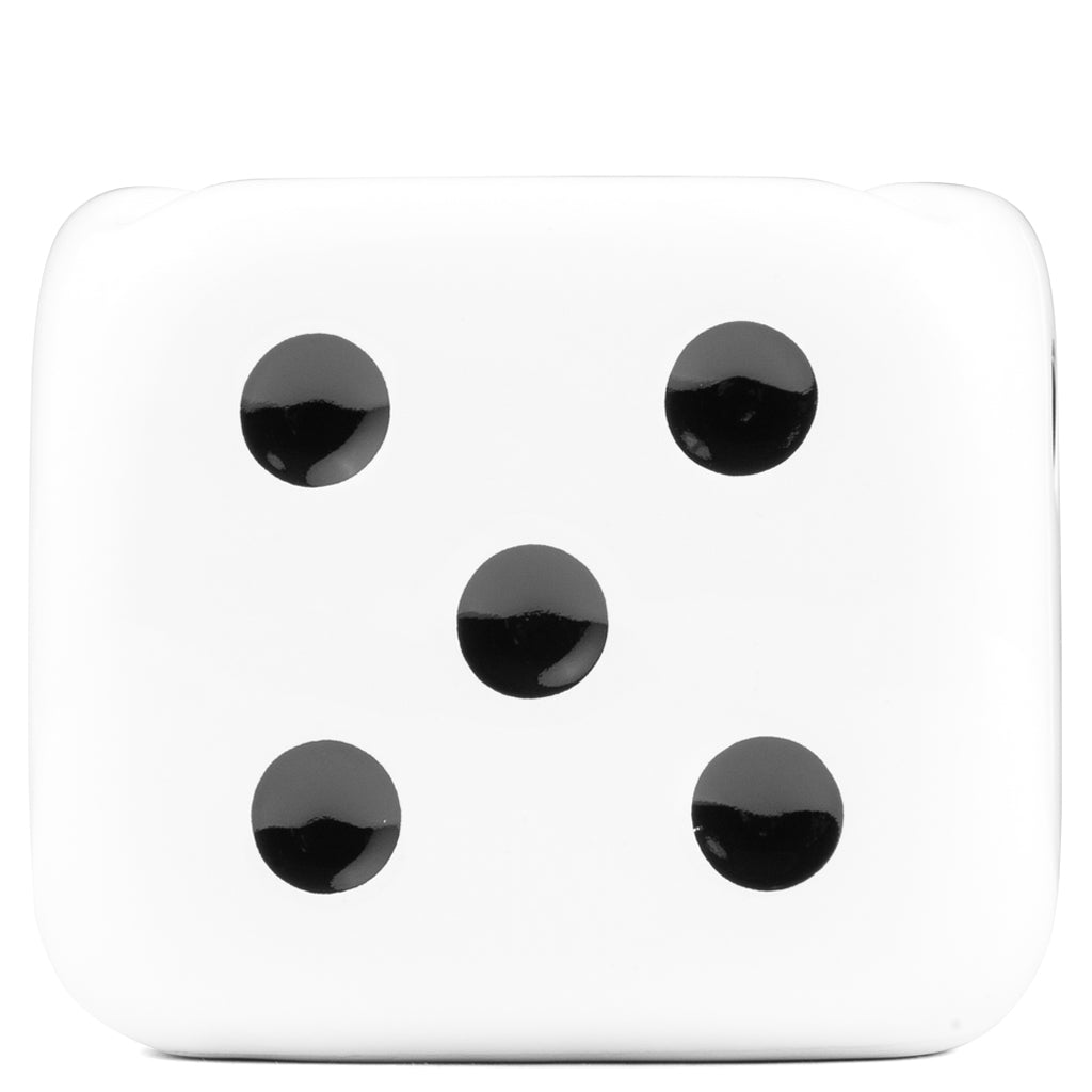 Ceramic Dice Ashtray - White
