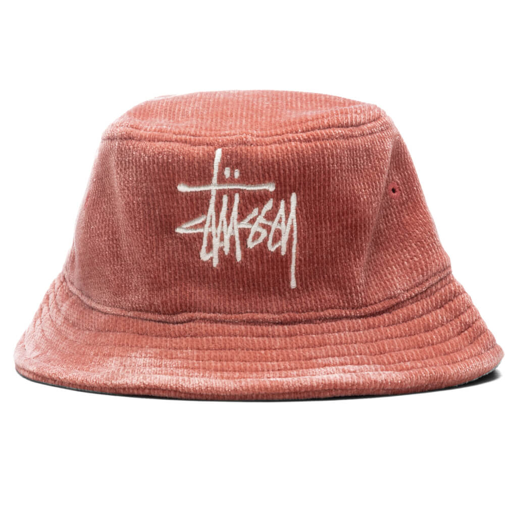 Chenille Big Basic Bucket Hat - Orange