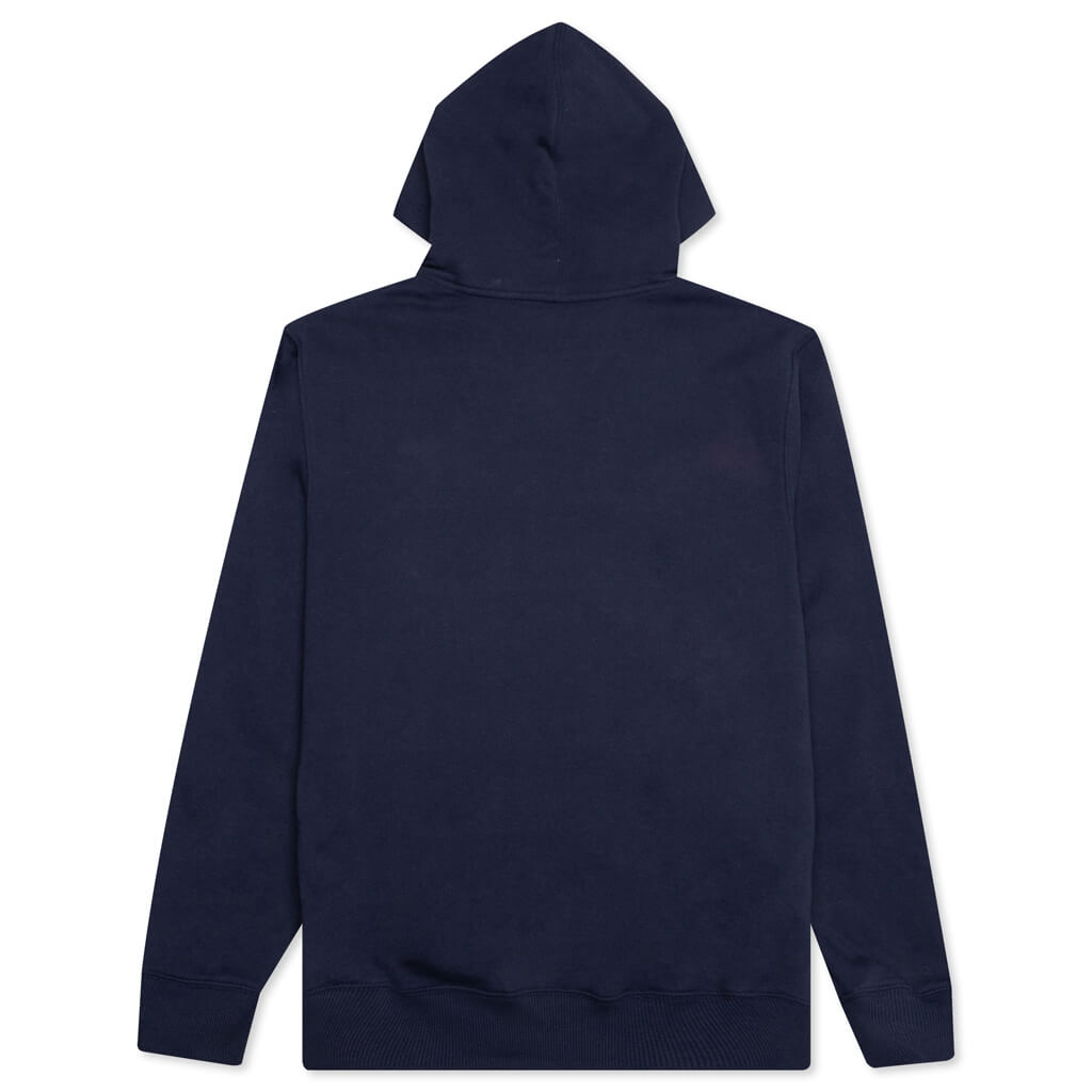 City Seal Applique Hoodie - Navy