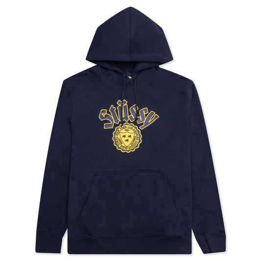 City Seal Applique Hoodie - Navy