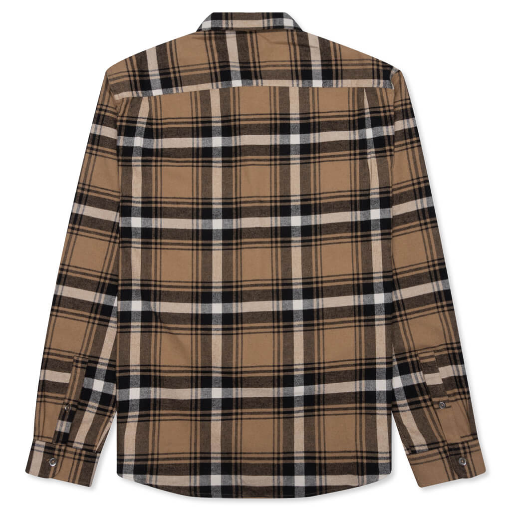 Classic Bailey Plaid L/S Shirt - Brown