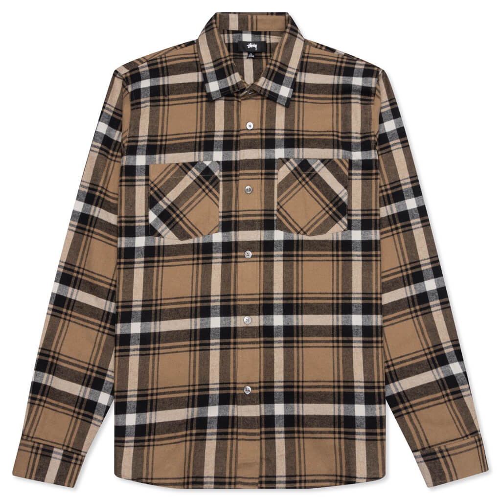 Classic Bailey Plaid L/S Shirt - Brown