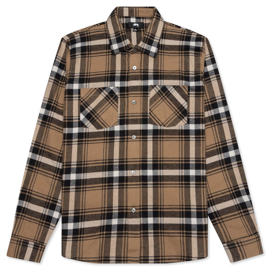 Classic Bailey Plaid L/S Shirt - Brown