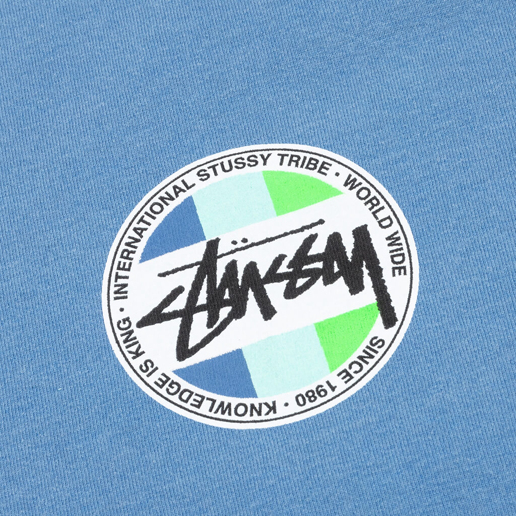 Classic Dot Pigment Dyed Tee - Blue