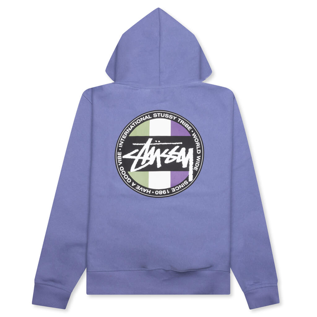 Classic Dot Zip Hoodie - Storm