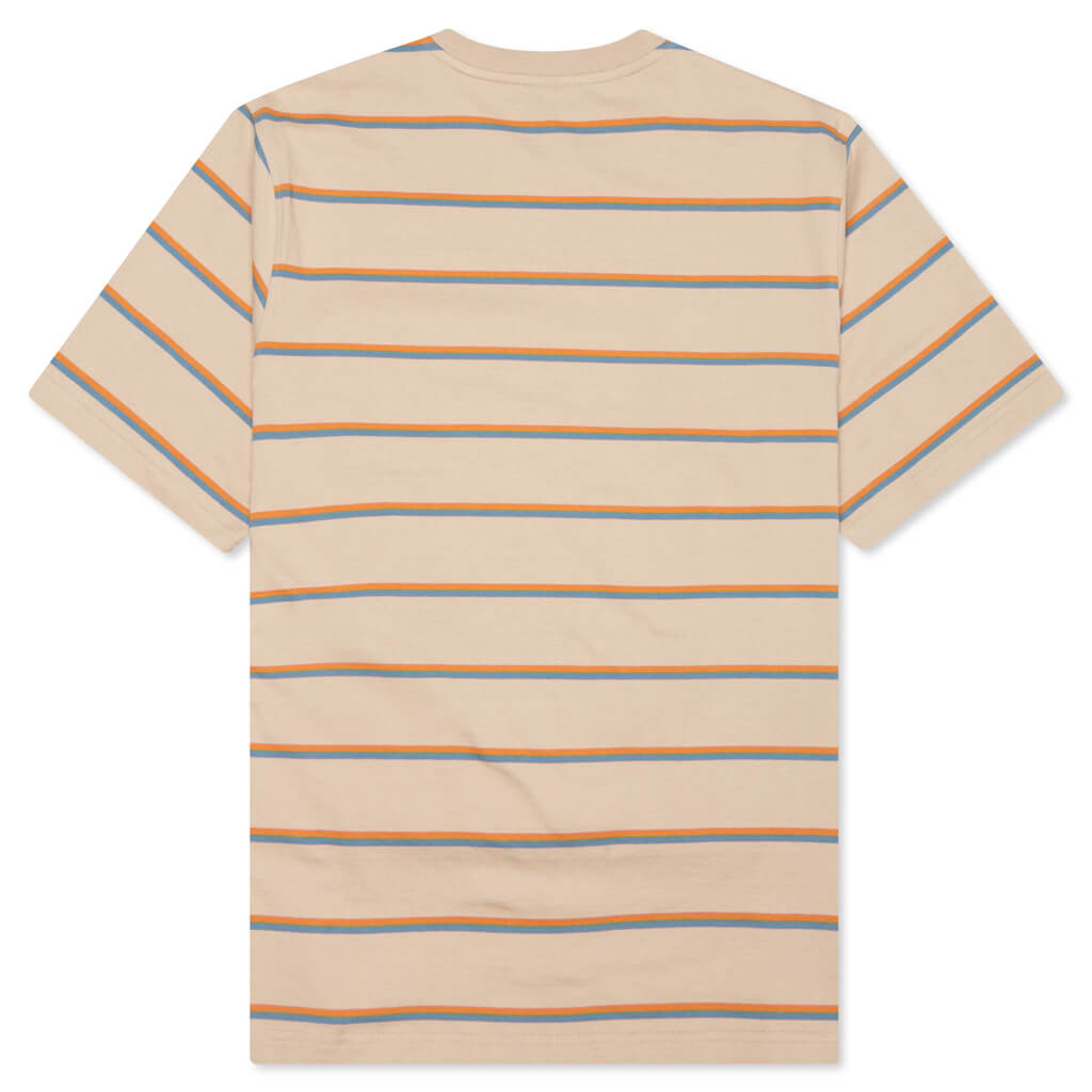 Classic Mini Stripe Crew - Tan