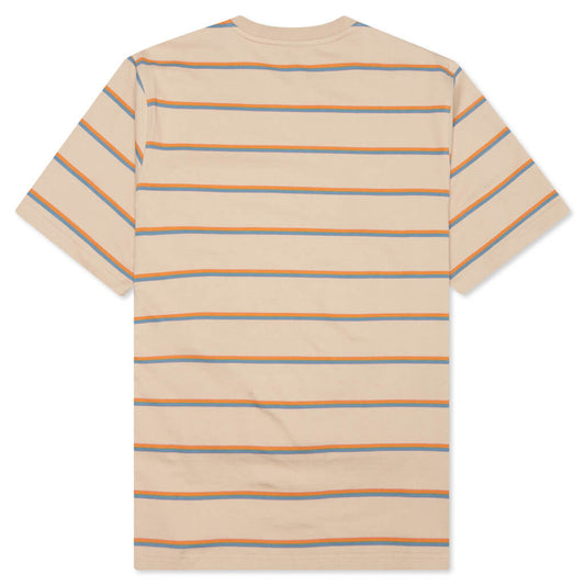 Classic Mini Stripe Crew - Tan