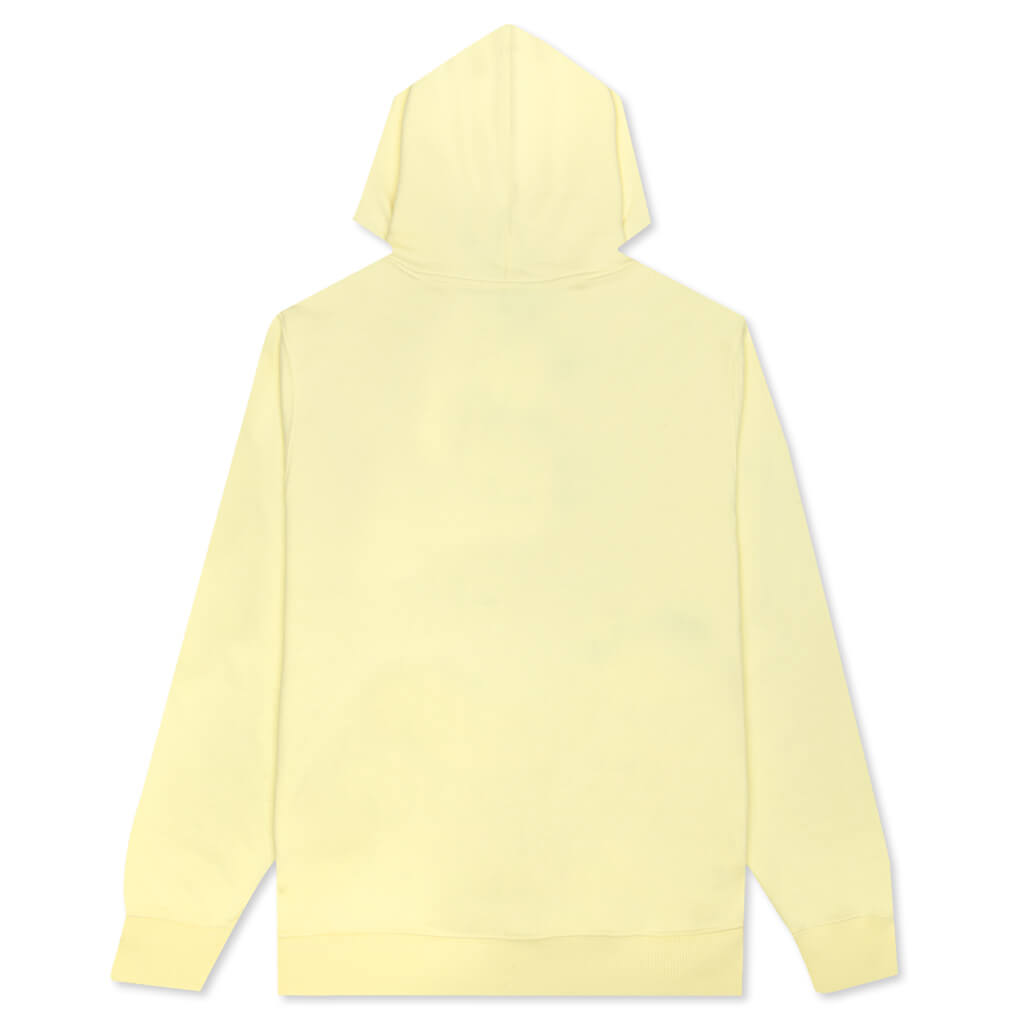 Copyright Embroidered Hoodie - Pale Yellow
