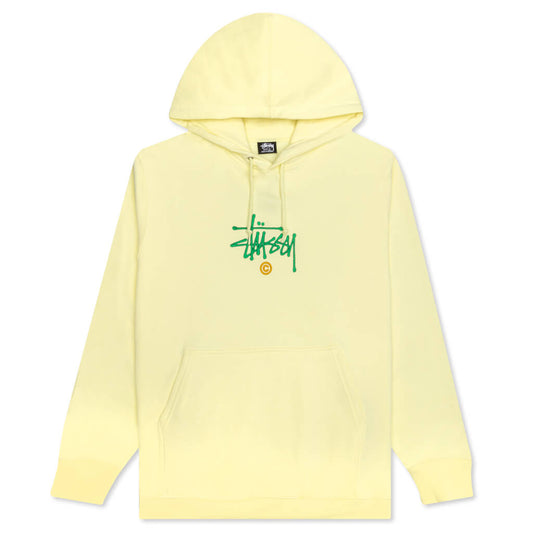 Copyright Embroidered Hoodie - Pale Yellow