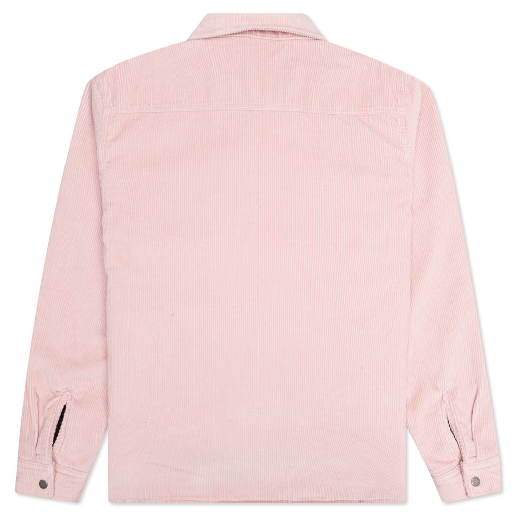 Cord Quilted Overshirt - Washed Pink
