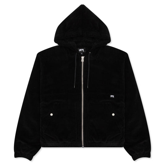 Cord Work Jacket - Black