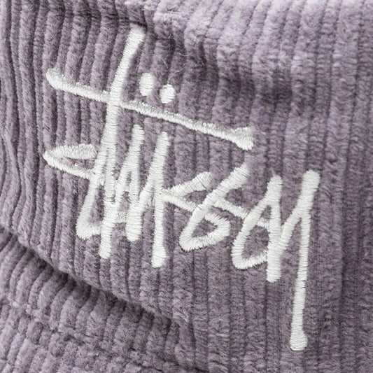 Corduroy Big Basic Bucket Hat - Lavender