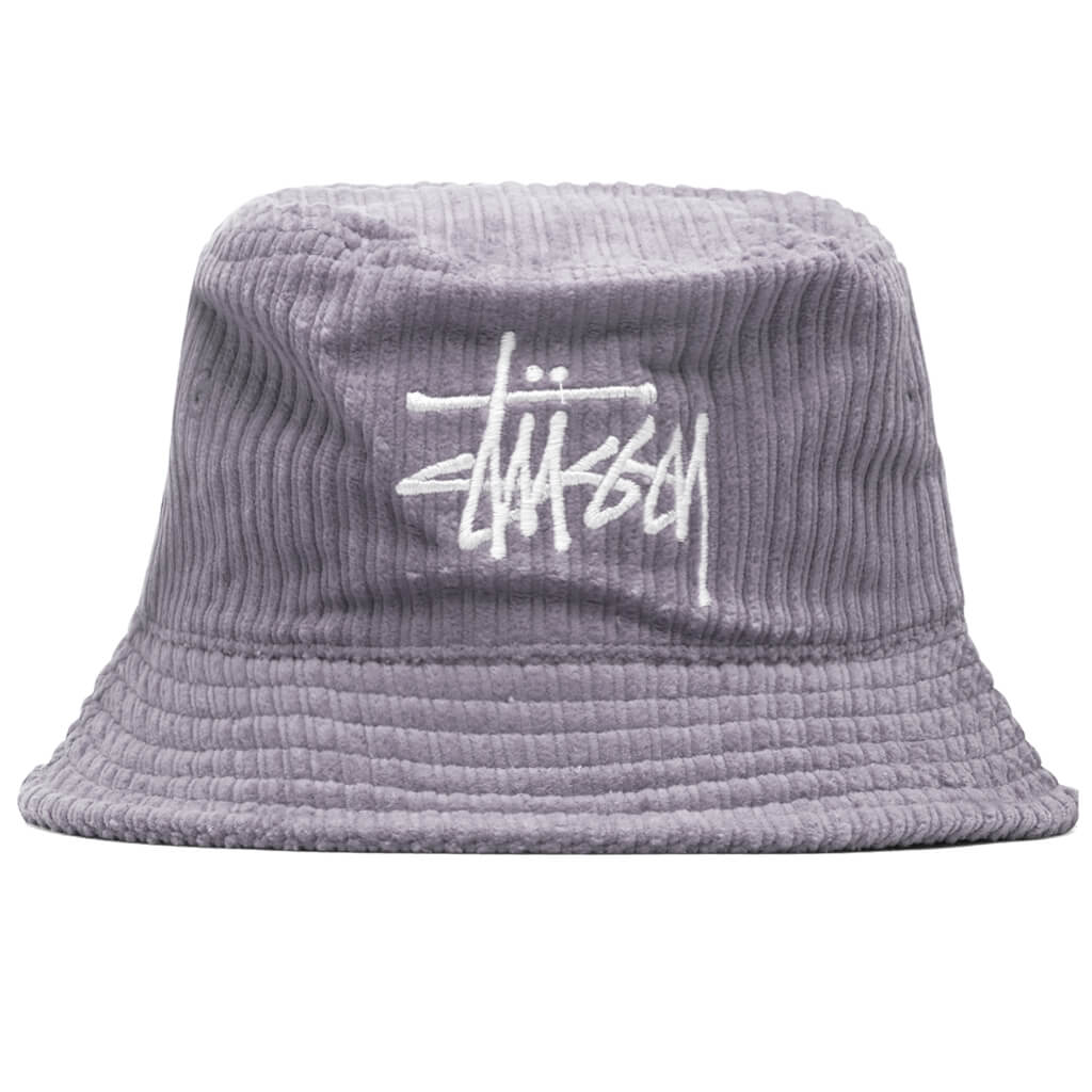 Corduroy Big Basic Bucket Hat - Lavender