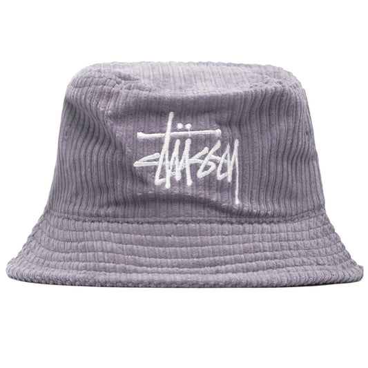 Corduroy Big Basic Bucket Hat - Lavender