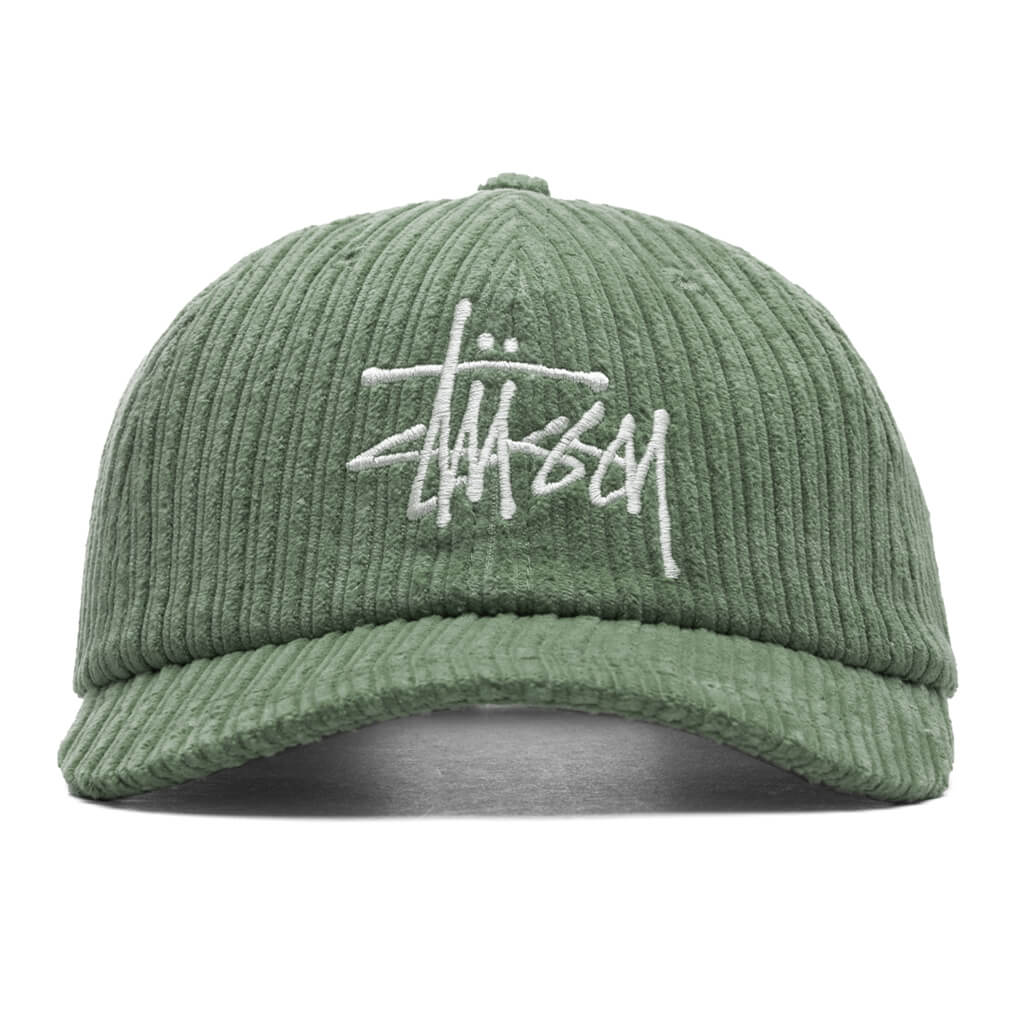 Corduroy Big Logo Low Pro Cap - Olive