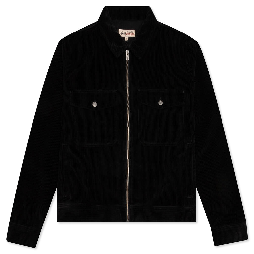 Corduroy Garage Jacket - Black
