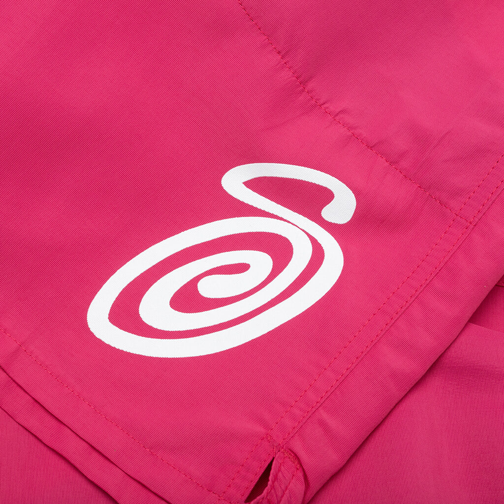 Curly S Water Short - Fucshia