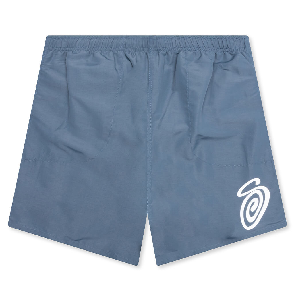 Curly S Water Short - Washed Navy
