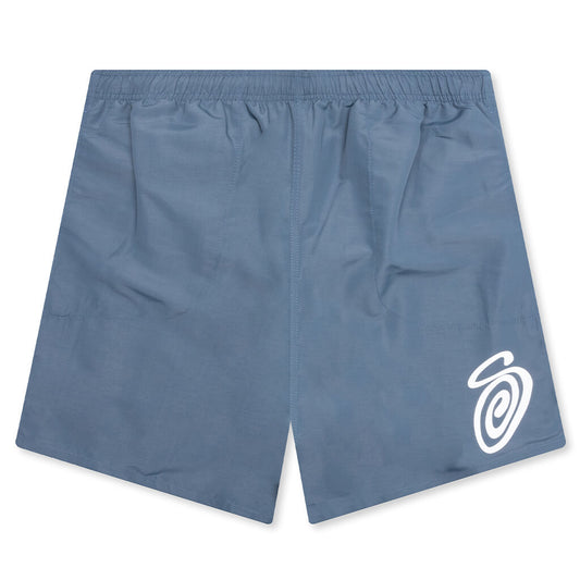 Curly S Water Short - Washed Navy