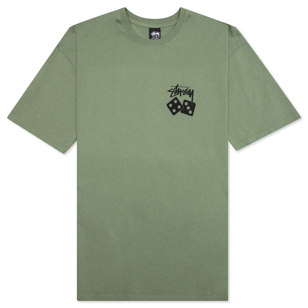 Dice Pigment Dyed Tee - Artichoke