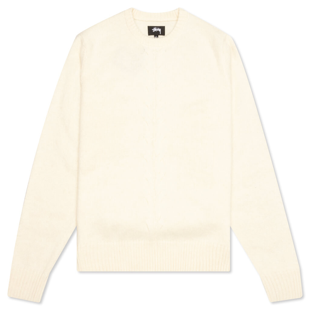 Double Cable Sweater - Natural