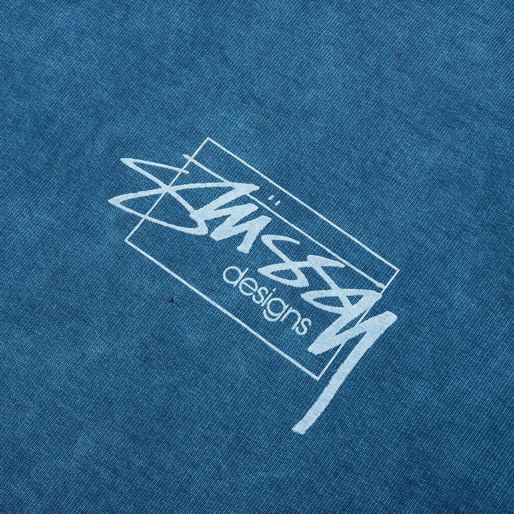 Dyed Designs Hoodie - Blue