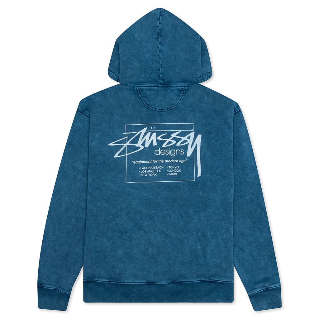 Dyed Designs Hoodie - Blue