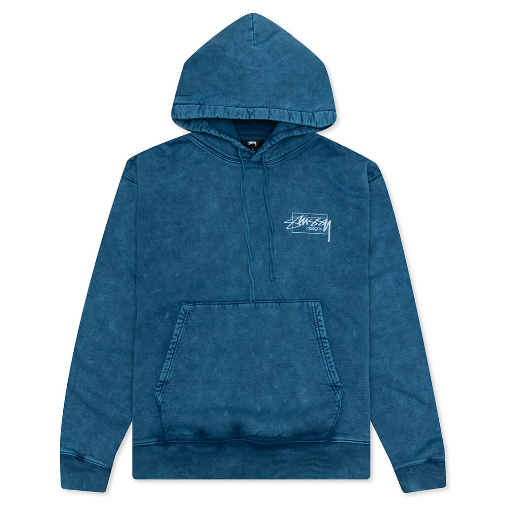 Dyed Designs Hoodie - Blue
