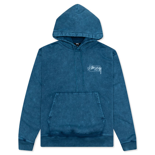 Dyed Designs Hoodie - Blue