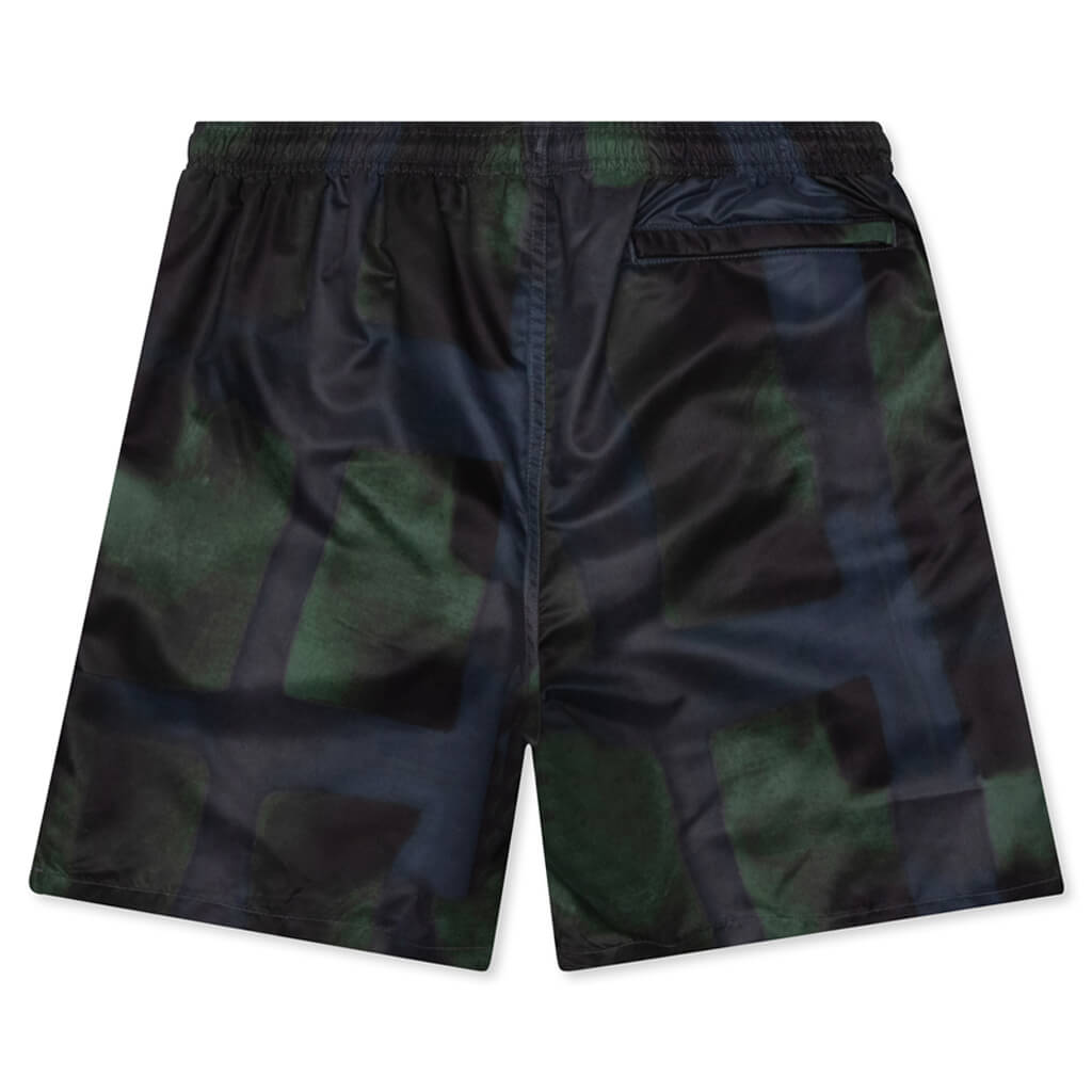 Dyed Plaid Water Short - Green